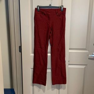 Maroon dress pants